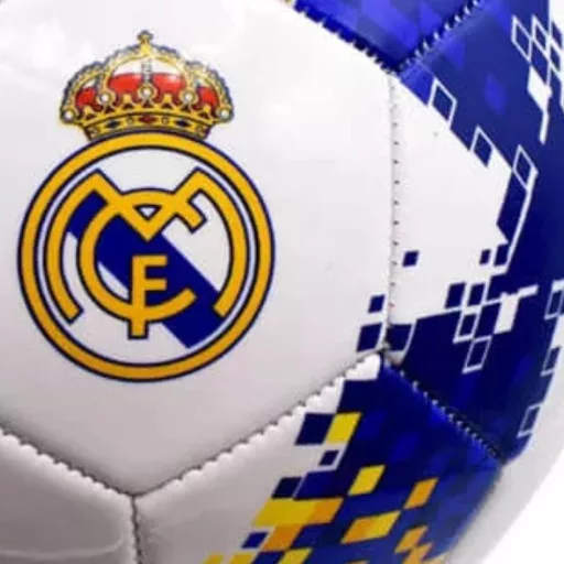Real Madrid labda 5" Címeres mozaikos