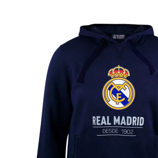 Real Madrid pulóver gyerek kapucnis sötétkék Desde1902