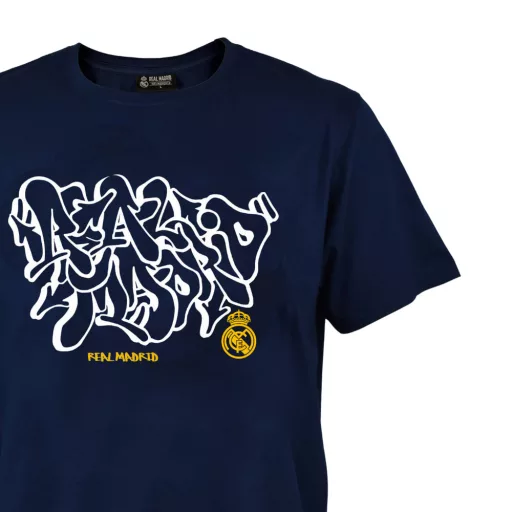 Real Madrid póló felnőtt GRAFITY sötétkék