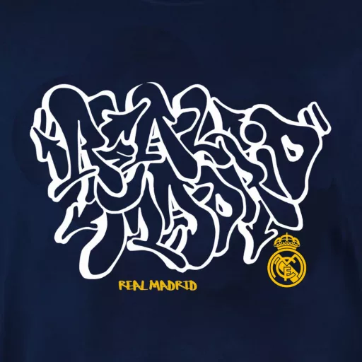 Real Madrid póló felnőtt GRAFITY sötétkék