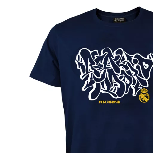 Real Madrid póló felnőtt GRAFITY sötétkék