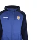 Real Madrid pulóver felnőtt kapucnis zippes sötétkék