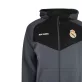 Real Madrid pulóver gyerek kapucnis zippes szürke