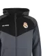 Real Madrid pulóver gyerek kapucnis zippes szürke