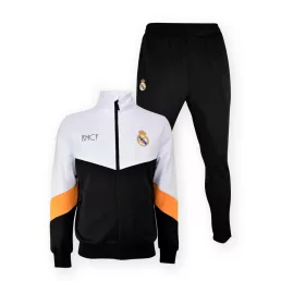   Real Madrid melegítő garnitúra felnőtt fehér-narancs-fekete