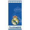 Real Madrid törölköző 70x140 cm mikroszálas kék címeres