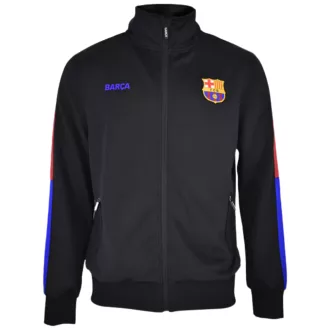 Barcelona pulóver felnőtt zippes Black Plus