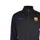 Barcelona pulóver felnőtt zippes Black Plus