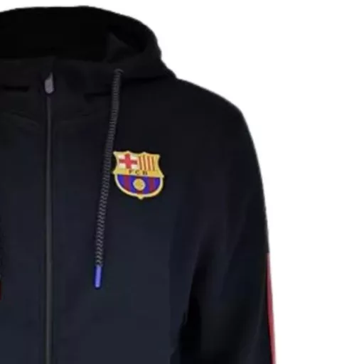 Barcelona pulóver kapucnis zippes felnőtt Race