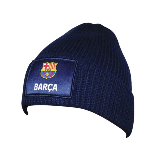 Barcelona sapka kötött sötétkék felnőtt
