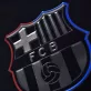 Barcelona póló felnőtt címeres fekete