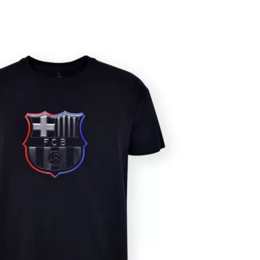 Barcelona póló gyerek fekete címeres