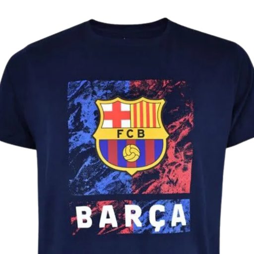 Barcelona póló felnőtt Marble Edition sötétkék