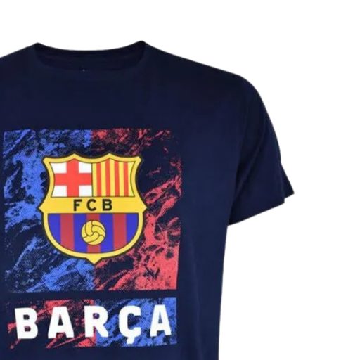 Barcelona póló felnőtt Marble Edition sötétkék