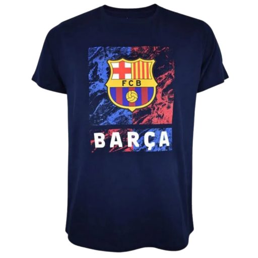 Barcelona póló felnőtt Marble Edition sötétkék