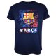 Barcelona póló felnőtt Marble Edition sötétkék