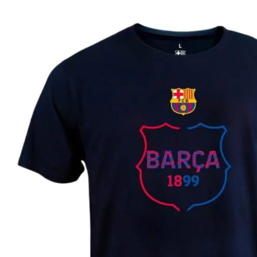 Barcelona póló felnőtt Camo Edition sötétkék