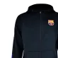 Barcelona pulóver kapucnis zippes gyerek fekete