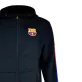 Barcelona pulóver kapucnis zippes gyerek fekete