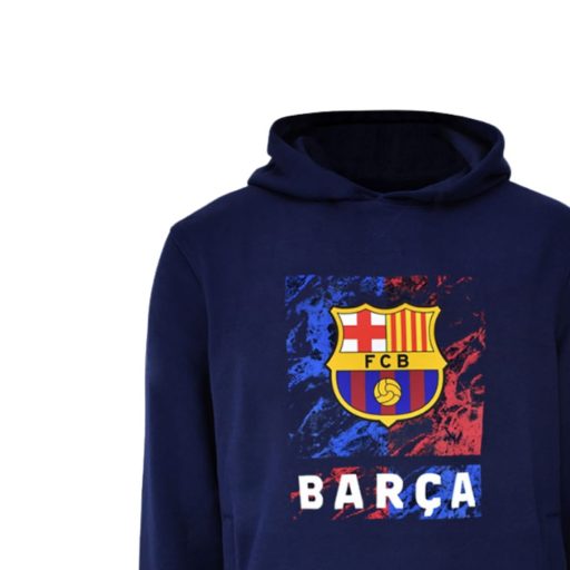 Barcelona pulóver felnőtt kapucnis Marble Edition