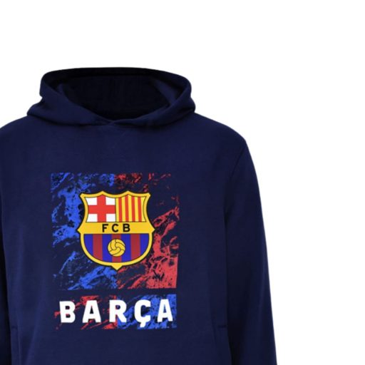 Barcelona pulóver felnőtt kapucnis Marble Edition