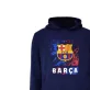 Barcelona pulóver felnőtt kapucnis Marble Edition