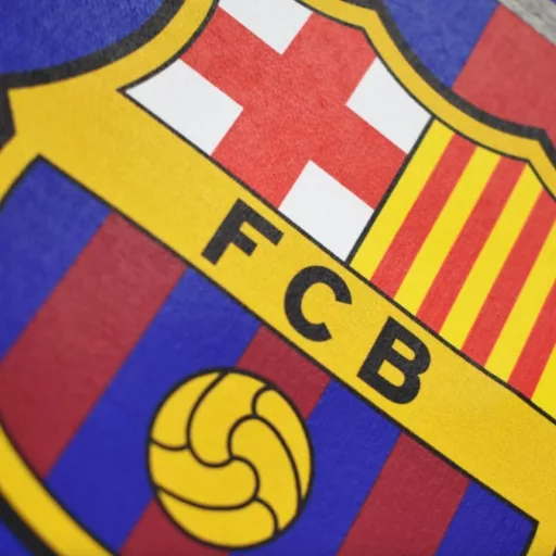 Barcelona pulóver gyerek kapucnis Camp Nou szürke