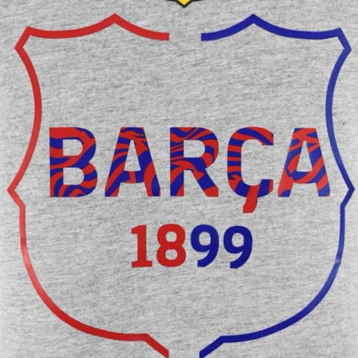Barcelona póló gyerek szürke Cam