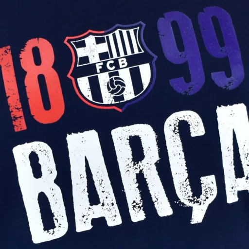 Barcelona póló felnőtt sötétkék 1899