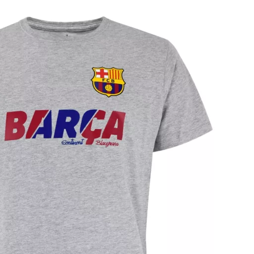 Barcelona póló felnőtt szürke Sentiment