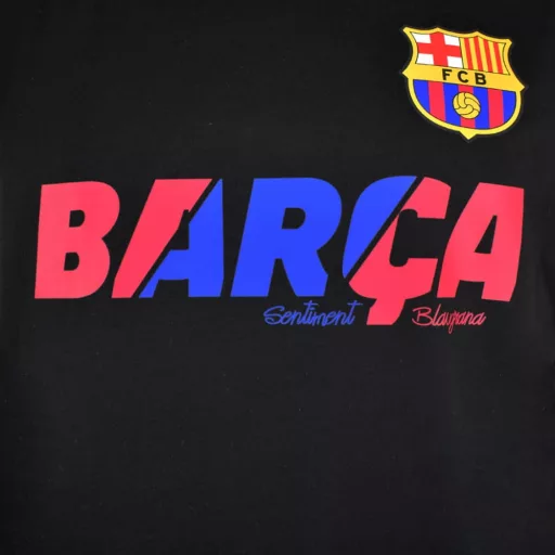Barcelona póló felnőtt fekete Sentiment