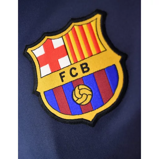 Barcelona pulóver felnőtt zippes sötétkék LINES