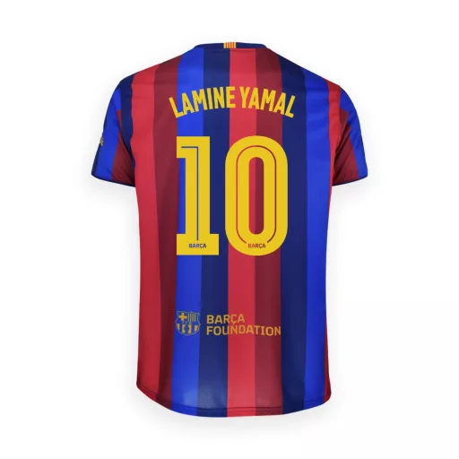Barcelona mez garnitúra szurkolói HOME gyerek 2026-27 LAMINE YAMAL