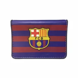 Barcelona kártyatartó csíkos címeres