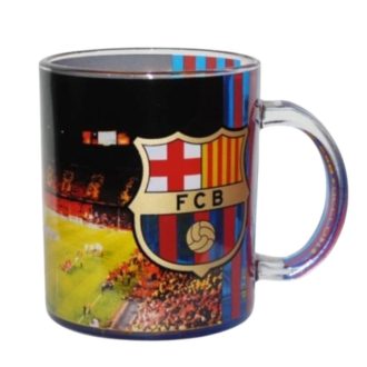 Barcelona bögre üveg stadionos