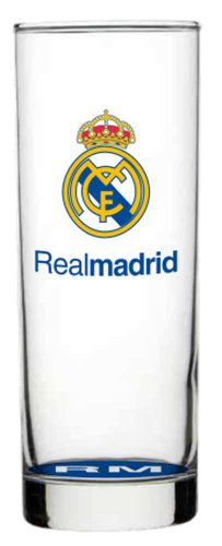 Real Madrid pohár üveg RM címer