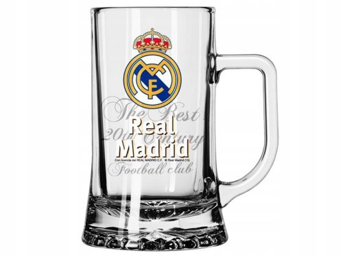Real Madrid söröskorsó nagy 0,4L címeres