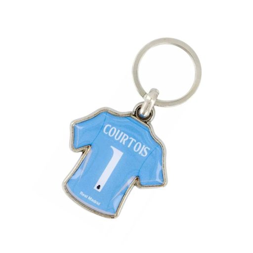 Real Madrid kulcstartó Courtois mez alakú