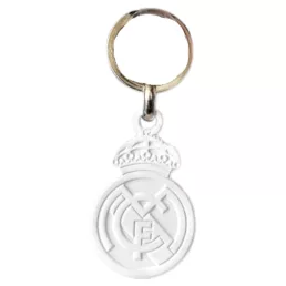 Real Madrid kulcstartó fehér címeres