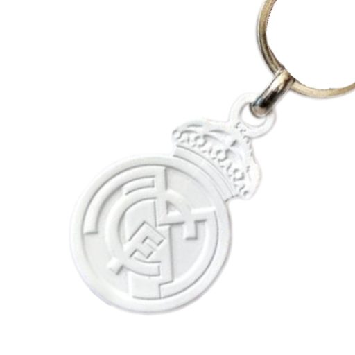 Real Madrid kulcstartó fehér címeres