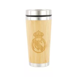 Real Madrid kulacs, utazóbögre, termosz bambusz