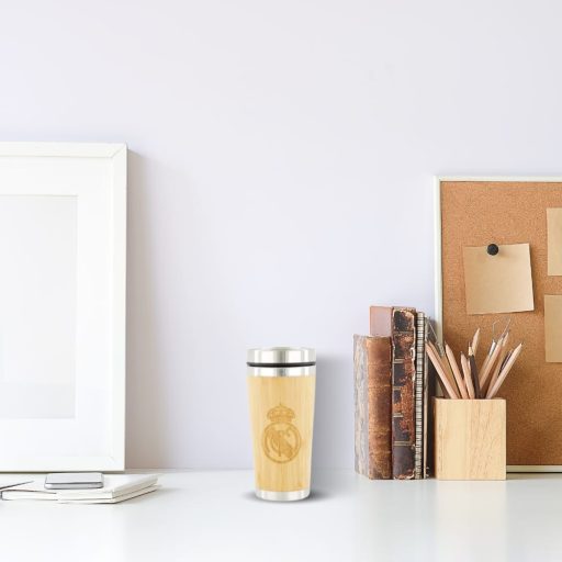 Real Madrid utazóbögre, termosz bambusz