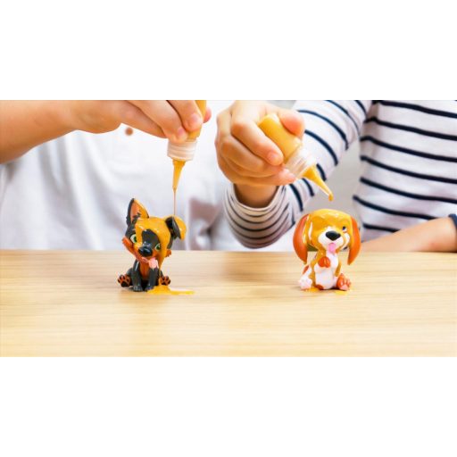 Washy Friends Color Reveal Pancsoló kutyusok jacuzzival és 7 kiegészítővel, 2 figurával