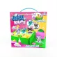   Washy Friends Color Reveal Pancsoló cicusok jacuzzival és 5 kiegészítővel, 2 figurával