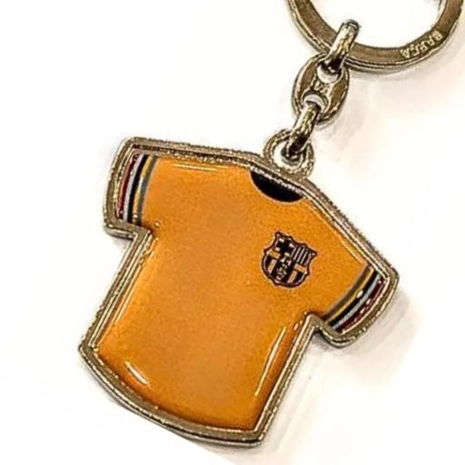 Barcelona kulcstartó mezes arany