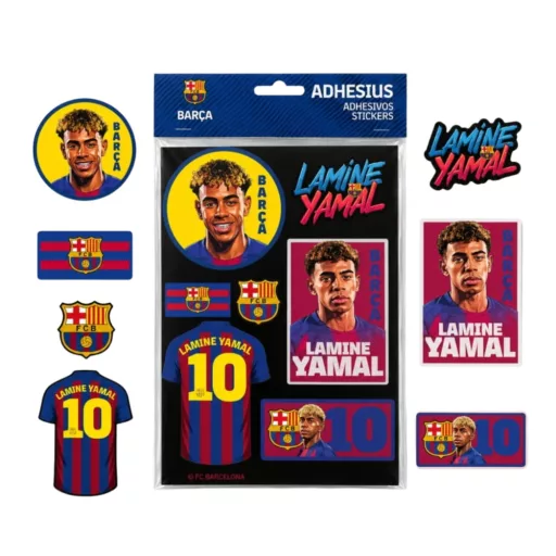 Barcelona matrica készlet Lamine Yamal 7 db-os