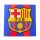 Barcelona hűtőmágnes csíkos Crest