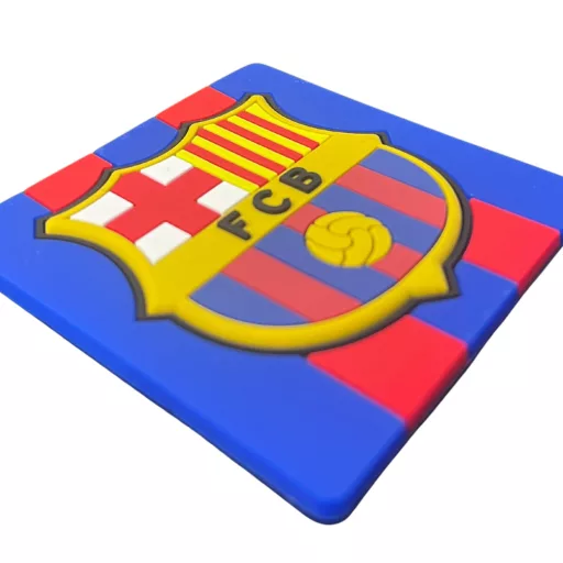 Barcelona hűtőmágnes csíkos Crest