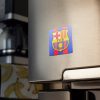 Barcelona hűtőmágnes csíkos Crest