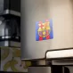 Barcelona hűtőmágnes csíkos Crest